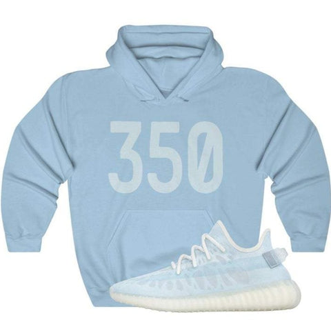 Yeezy Boost 350 V2 Mono Ice - 350 Hoodie - Ill Fits Apparel